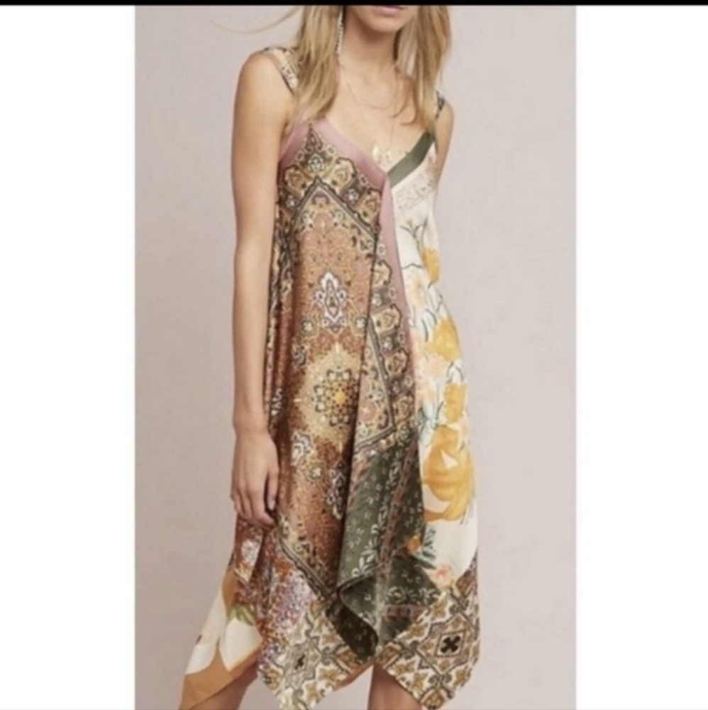 Anthropologie Tiny Seabou Scarf Dress XS
